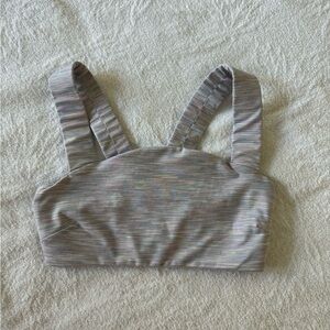 Outdoor voices purple/ blue soft workout top